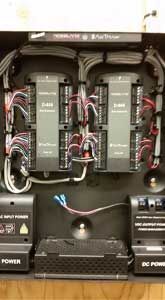 Black custom wired access panel